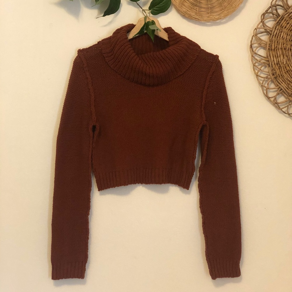 Free People Cropped Sweater